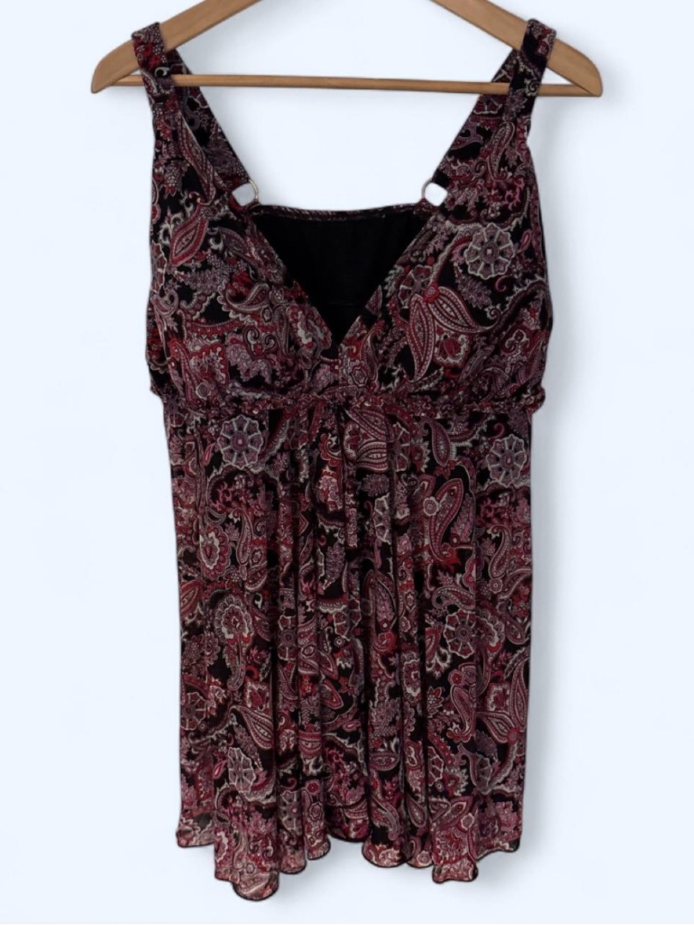Pink Paisley, swim dress size 20W